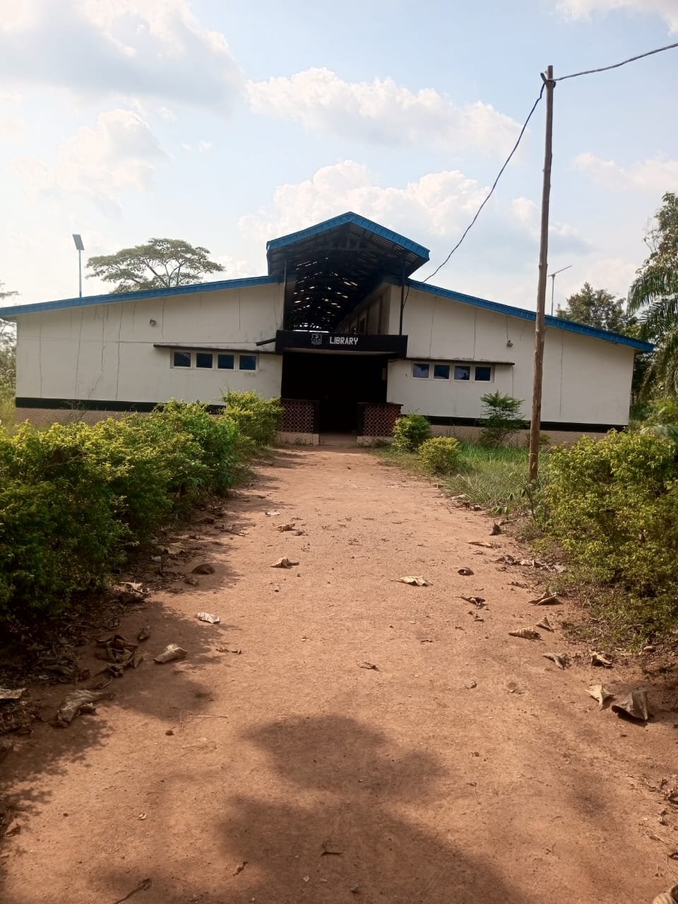 The library, renovated by the 1973 year set