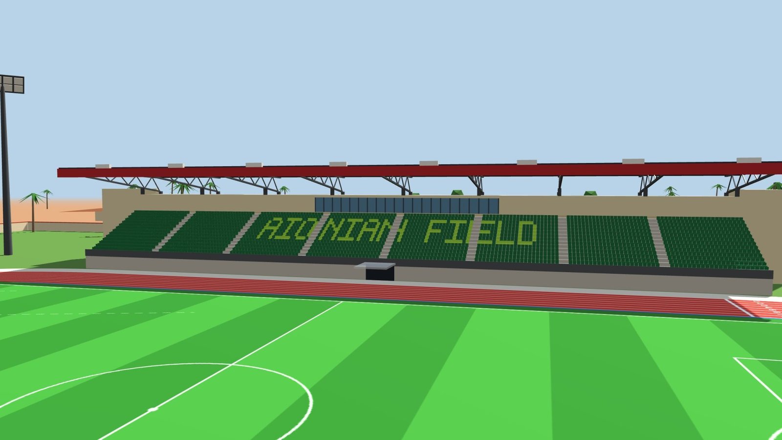 The main grandstand