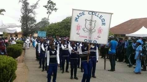 Imade College, Owo Students Matching in a Parade