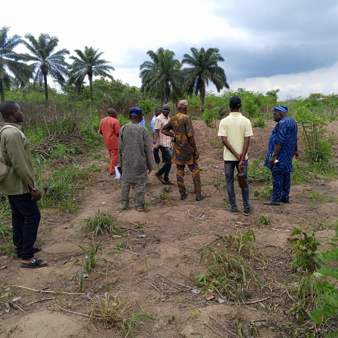 The IMACOSA EXECUTIVE led by the President Alhaji Kareem Adesina, the principal Mr Tolu Fasawe on a site tour of the location of the IMACOSA Proposed Multipurpose Event Center. Report....Olayemi OLANITORI