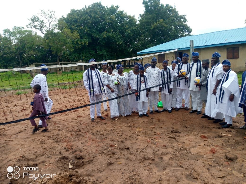 Volleyball Court donated to the College by the 1992 Year Set.
